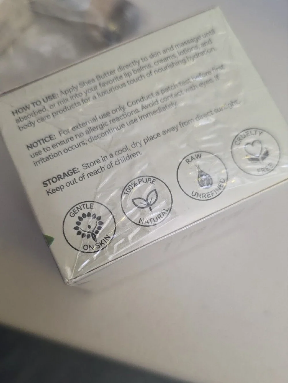 Raw & Unrefined Shea Butter - Cream Moisturizer (White)
